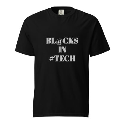 BL@CKS IN #TECH Black T-Shirt (Unisex)