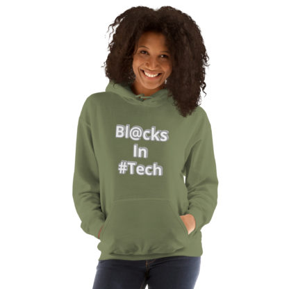 Bl@cks In #Tech Hoodie (Unisex) - Image 9